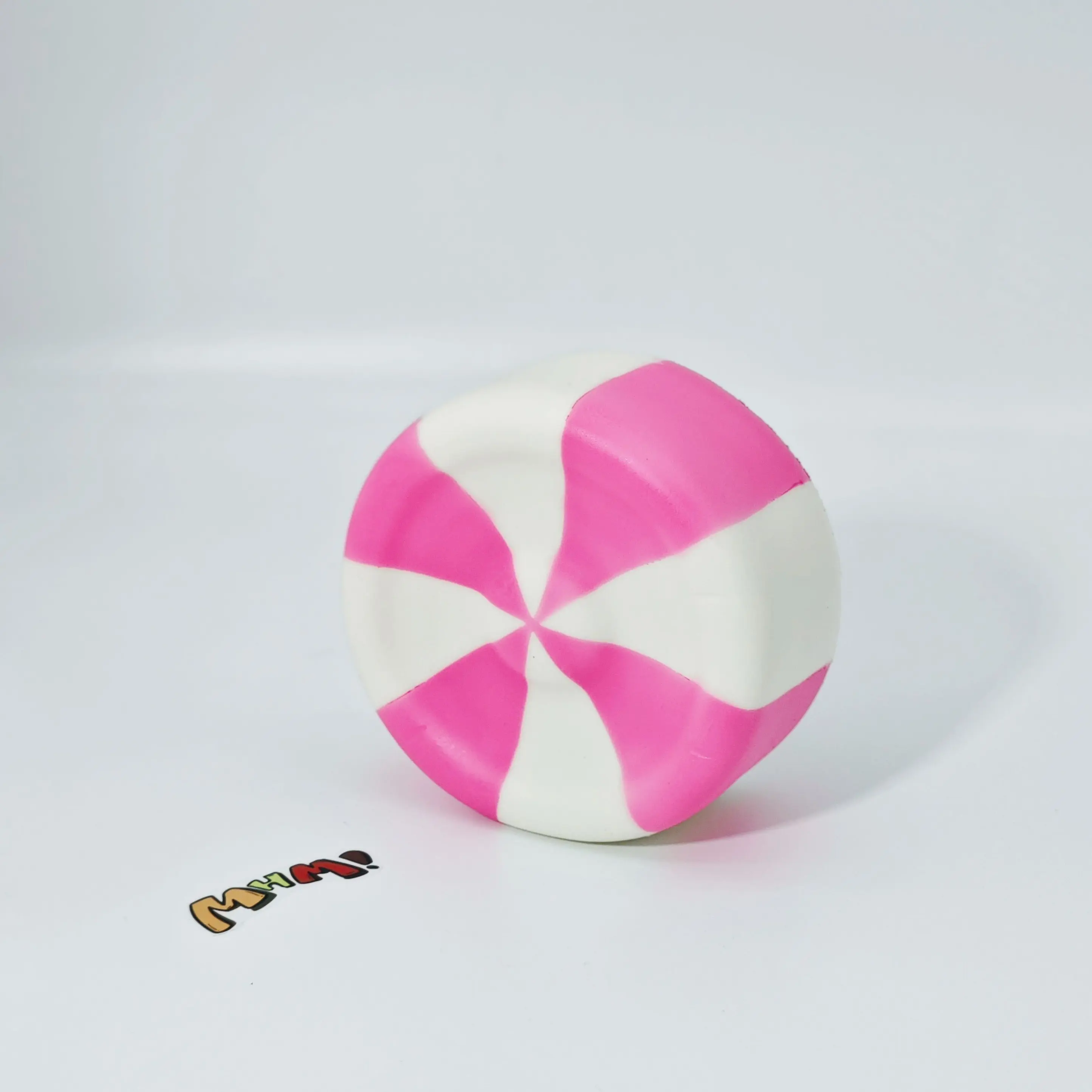MHM Strawberry Milk Candy Slow Rising Squishy Toy, Soft Food-Themed Sensory Fidget Toy with Sticky Texture, Cute Kawaii Gift Stress Relief Fruit