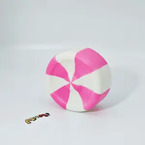 MHM Squishy Series Strawberry Milk Candy Holiday Gift   Faux Food Sticky Hands Wet Soft Slow Bounce Stress Relief Toys