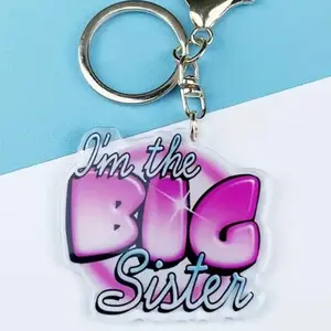 Big or Little Sister Keychain