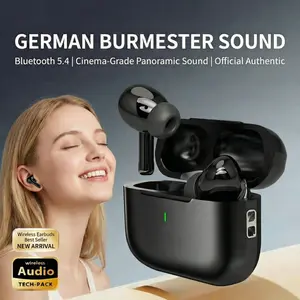 Wireless Earphones, Ultra-Long Battery Life Low Latency HiFi Lossless Sound, Deep Bass Noise Reduction Bluetooth-compatible Music Headphones