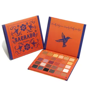 The Prados Beauty Sagrado Collection 30-Pan Eyeshadow Palette with Vegan, Cruelty-Free Ingredients, Matte & Shimmery, Alcohol Free, 14oz - Glitter, Makeup