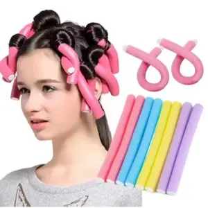 30/20/10pcs Random Color Sponge Hair Rollers, No Heat Curling Irons, Wave Styling Rods, Hair Dying Tools, No Heat Hair Roller, Heatless Curling Set