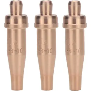(3 PACK) 3-101 Acetylene Cutting Tip Compatible with Victor Torches, Sizes: 000, 00, and 0 (SMALL TIP SERIES)