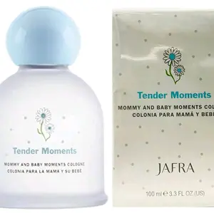 Jafra Tender Moments Baby Cologne with Scented Candles & Aromatic Bath Salts for Intimate Atmosphere and Love Expressions