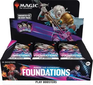 Magic The Gathering Foundations Play Booster Box CARDS LIVE OPENING