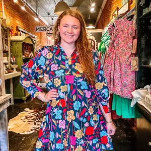 Preston Ruffle Floral Dress
