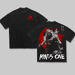 Godzilla Final WarsToho Vers King of the Monsters Vers Gojira Washed TShirt Hoodie Sweater Monster Vers Toho Vers Menswear Gift for movie fans Top Apparel Classic Oversized Seamless Simple Straight Man Clothes Cotton designer shirts