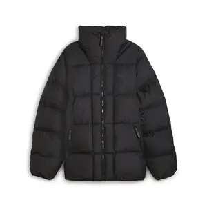 PUMA Mens Puffer Jacket Athletic Outerwear Casual Pockets - Black