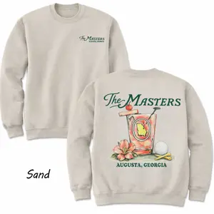 [Sale Up To 50%] Masters Augusta Georgia T-Shirt/ Sweatshirt/ Hoodie, Golf Cocktail Graphic Crewneck, Vintage Golf Aesthetic Apparel, Preppy Country Club Style, Golf Lover Gif, Gift For Women