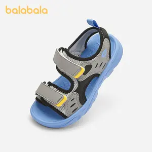 Balabala Kids' Adjustable Strap Sports Sandals - Breathable, Flexible Sandals for Toddlers, Children's Lightweight Walking Footwear with Footwear Strap Slides