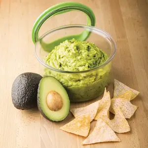 Progressive International Fresh Guacamole ProKeeper Plastic Kitchen Storage Container with Air Tight Lid (Green) Airtight Utensils