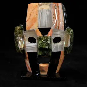 Assorted Mayan/Aztec Decorative Inlay Masks (One Mask) 3.5"-4"