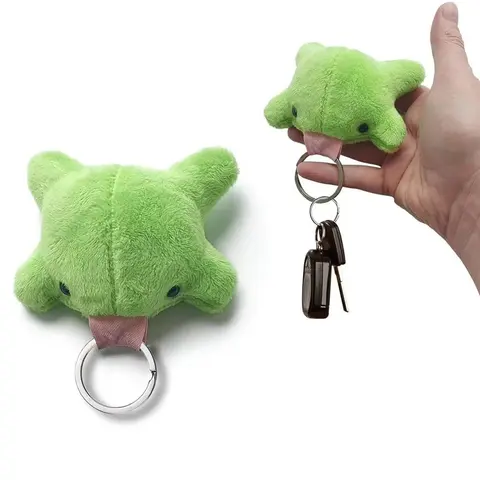 Cute Frog Keychain Kawaii Frog Plush Charm, Fun Frog Purse Bag Decoration Gift for Friends & Family, Unique Car Keys Accessory, Keychain For Bags, Soft Keychains, Key Accessories