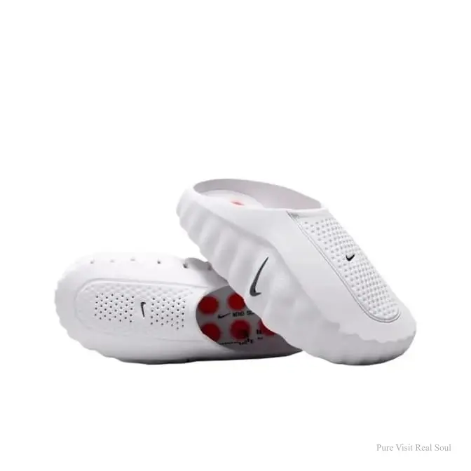 Mind 001 Closed-Toe Slippers Unisex White - Stylish, Comfortable, Non-slip, Durable, Versatile Sports and Casual Slippers