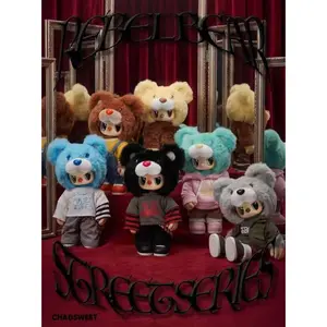 Rebel bear the street series vinyl plush doll