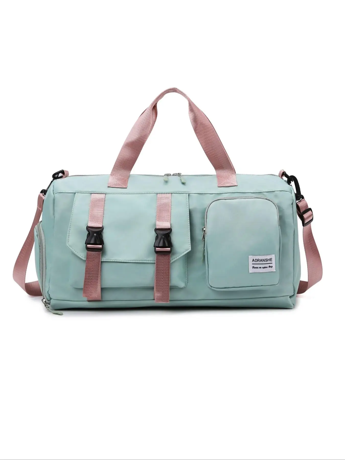 2025 Summer Large Capacity Luggage Travel Duffel Bag, Over Night Sport Gym Bag, Weekend Carry-on with Dry and Wet Separation, Shoulder Bag Back To Sch