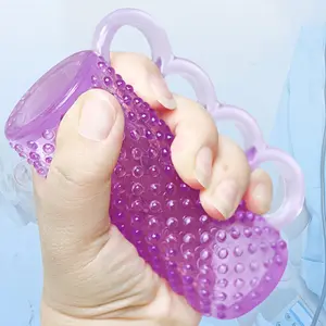 1Pcs Four-Fingered Hedgehog Sticks, Hand Finger Rehabilitation Training Device, Grip Strength Improvement Tool for Postoperative Recovery Physiotherapy Gym Daily Use, Hand Grip Exerciser