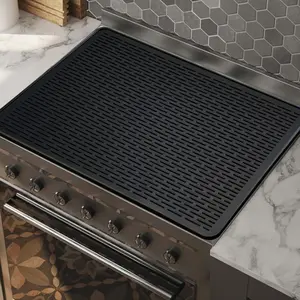 Heat Resistant Silicone Stove Top Mat for Electric Stove, Silicone Stove Mat, Glass Stove Top Cover, Silicone Stove Top Protector, Kitchen Accessories