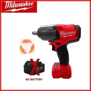 Milwaukee 900NM Cordless Electric WrenchLarge Torque Brushless Impact Wrench Car Truck Repair Power Tools for 18V Battery