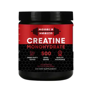 Noxel's Health Creatine Monohydrate Powder - 100 Servings (5g) of Micronized Creatine Powder per Serving, Creatine Pre Workout, Creatine for Building Muscle, Creatine Monohydrate 500g (1.1 lbs) Supplement Healthcare Edible Dietary Fitness Optimum