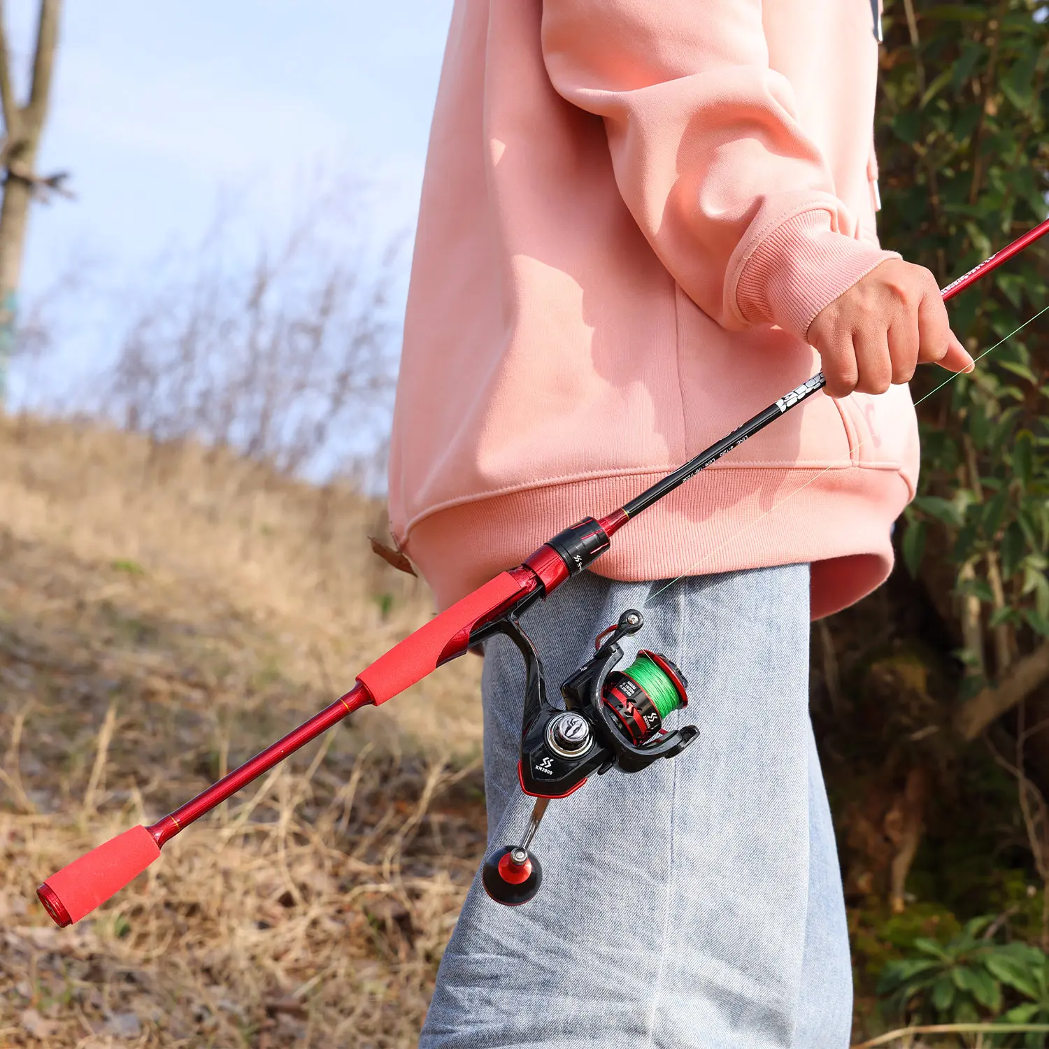 Sougayilang Fishing Combos, 4-12LBS Two Pieces Light Weight Pole With 12+1BB High Speed Smooth Powerful Gear Combo, Avaliable For Freshwater Saltwater, Spinning Fishing Combo - TikTok Shop Sougayilang Fishing Combos, 4-12LBS Two Pieces Light Weight Pole With 12+1BB High Speed Smooth Powerful Gear Combo, Avaliable For Freshwater Saltwater, Spinning Fishing Combo - TikTok Shop