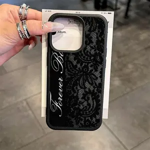 High-End Phone Case Cover, Floral Lace Pattern, Style, Cool Comfortable Beautiful Trendy, Gift for Birthday Valentine's Day