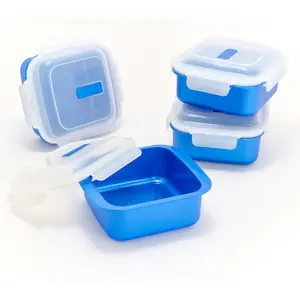 LocknLock Set of 4 Instant Cook Microwave Squares LocknLock Set of 4 Instant Cook Microwave Squares