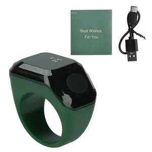 Bluetooth Counting Ring, Portable Wearable Tally Counter with Digital Display, Smart APP Sync, Vibration Reminder & Timing Function, Mini Ring Counter for Daily Counting Use