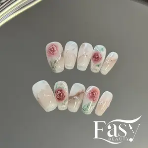 Trending Nail Wraps-Soft Rose-Petite Series-Romantic Look-Easy Application-Perfect for Date Nights