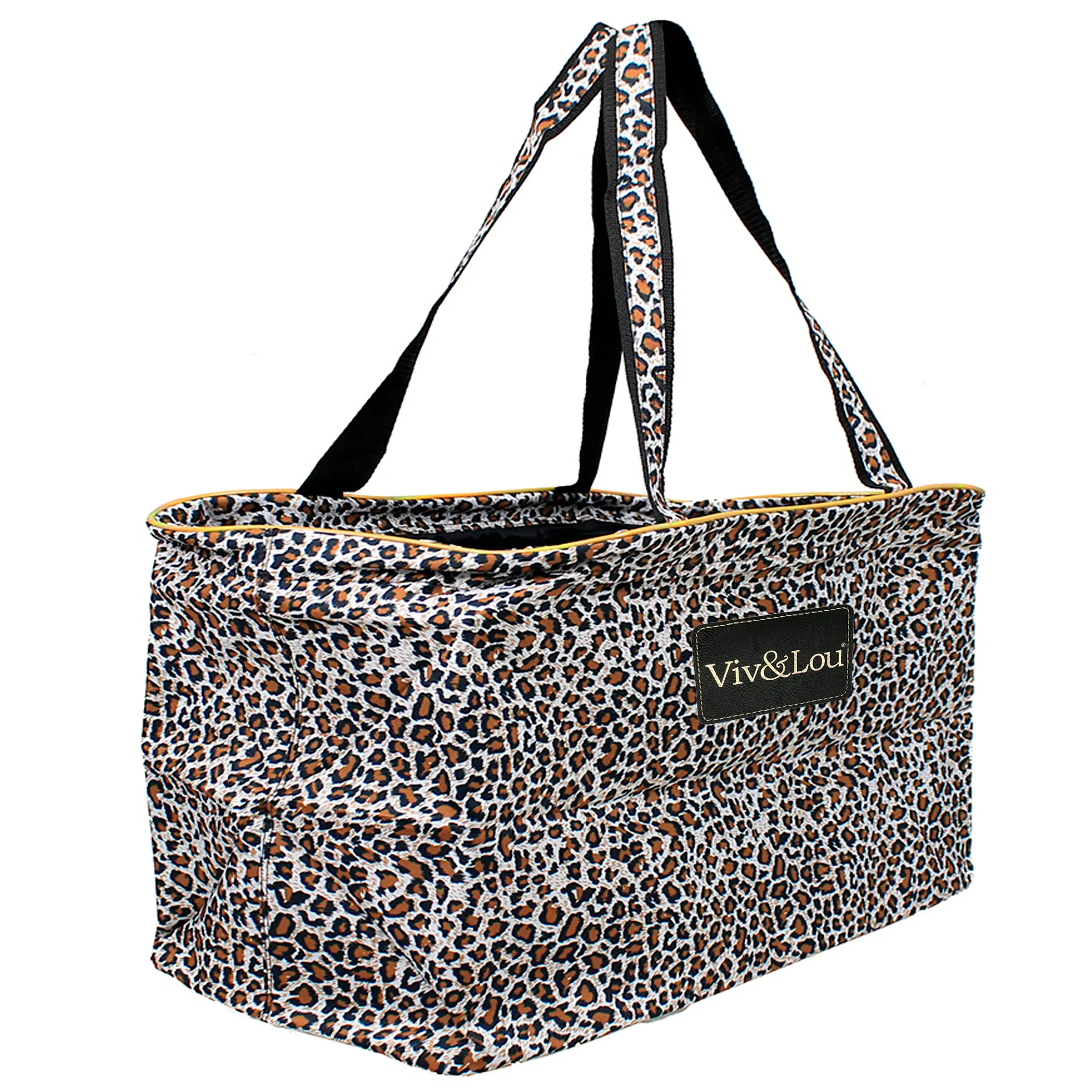 Large Leopard Ultimate Tote Weekender Travel Carryall Shoulder Bag #M105-LPRD-VLXK