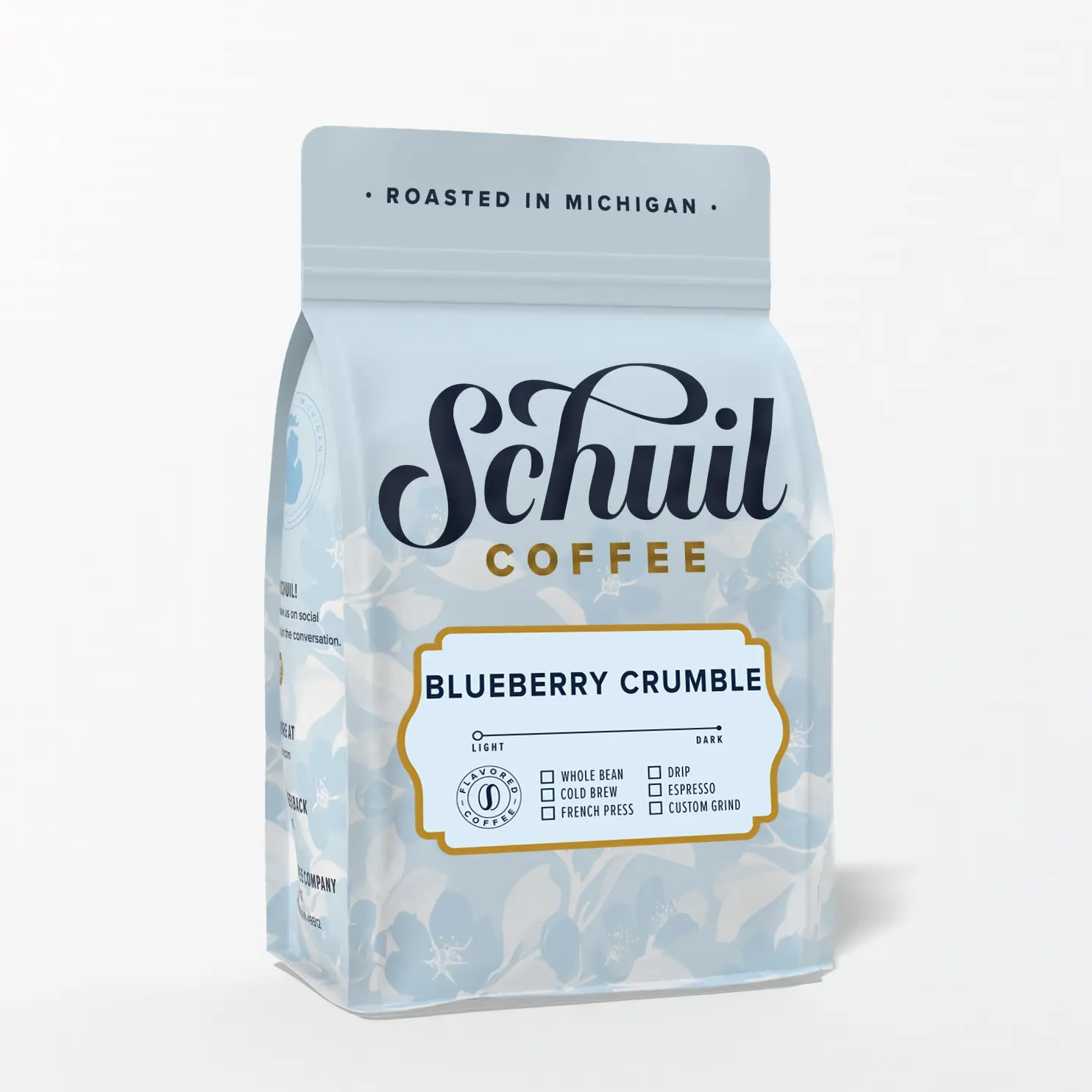 Blueberry Crumble  |  Freshly Ground Flavored, 100% Arabica Specialty Coffee |  Beverage