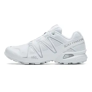 SALOMON Speedcross 3 Low-Top Casual Shoes for Men and Women with Comfort, Lightweight, Cushioning, Durability, and Support in White Trending Shoes, House White Official Shoes to Get / Maison Mihara