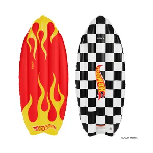 Kids Surfboard Float Checkered Flame - Perfect for Summer Fun and Sun Protection