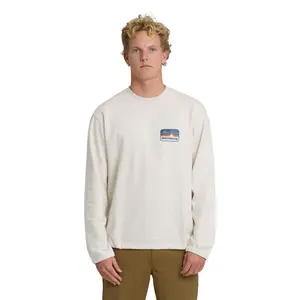 BILLABONG Compass Crewneck Sweatshirt, Cotton-Blend Fleece Layering Top, Men's Outdoor Weekend & Everyday Fall Outfit