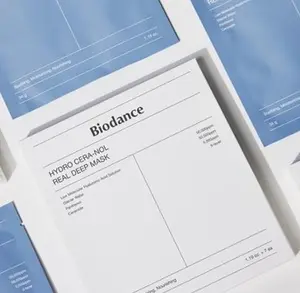 Biodance Hydro Cera-nol Real Deep Mask - Overnight Hydrogel Mask - Soothing, Moisturizing, Nourishing - 1.19oz(34g) x 4ea