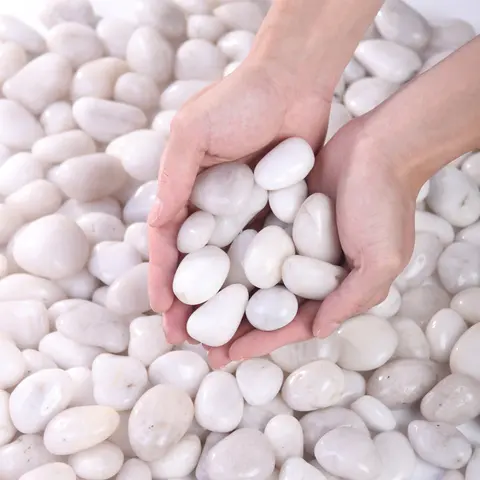 Decorative Polished Pebbles, 2-3 cm, Ideal for Indoor Plants & Outdoor Gardens, Perfect for Vases, Aquariums & Fish Tanks, Festive Decorations, Aquarium Supplies