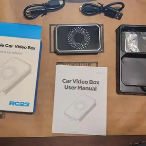 【Check Compatibility】LAMTTO 2026 Wired to Wireless CarPlay Adapter Supports Netflix/YouTube/TikTok on Car TouchScreen (Hotspot Required), Not for Tesla/BMW or Wireless CarPlay, Auto Bluetooth – Perfect Tech Gift for Car Lovers Car Play Dongle SummerVibes