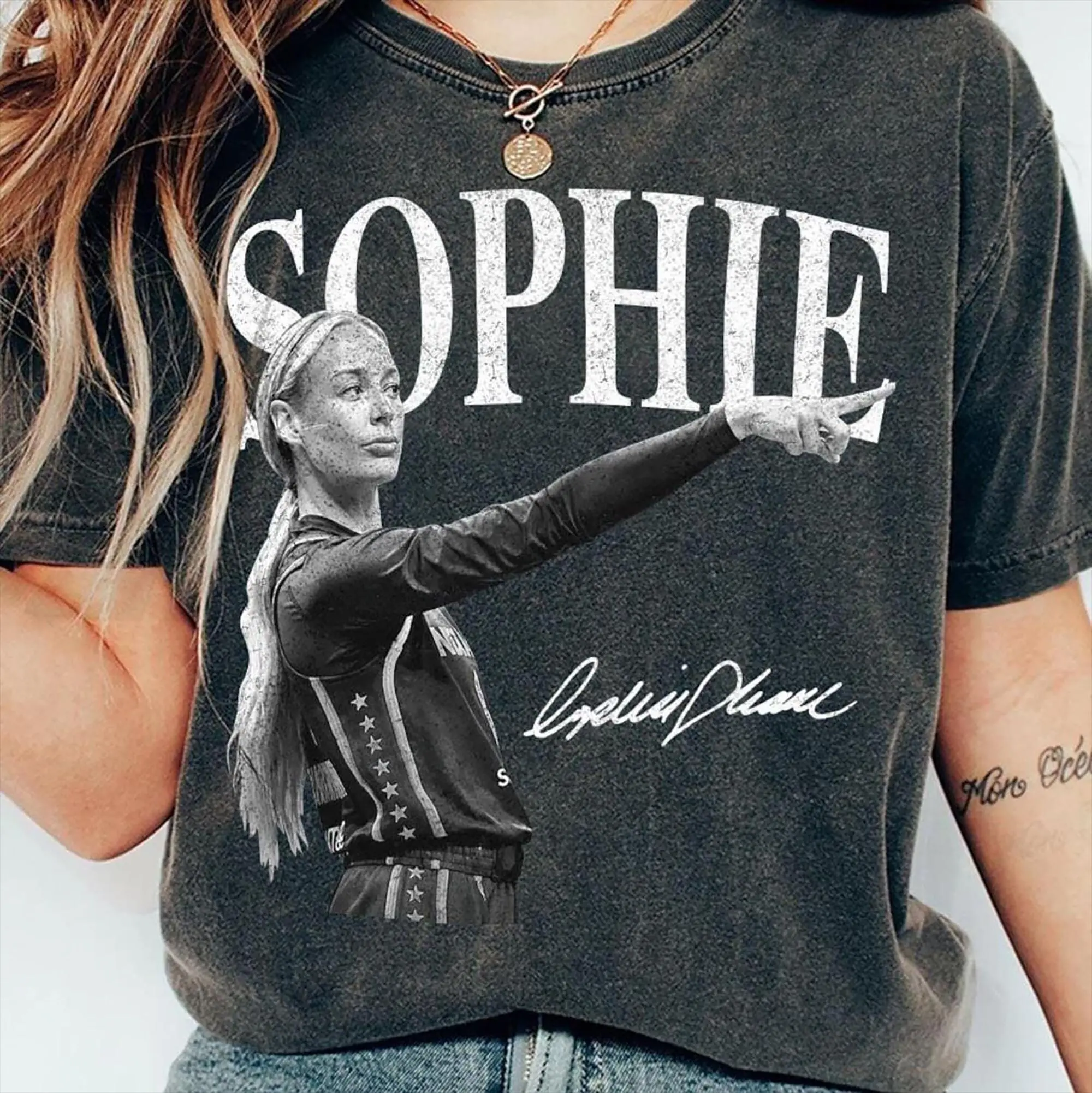 Comfort Color Sophie Cunningham Point Signature Basketball Shirt, Basketball Fan Shirt