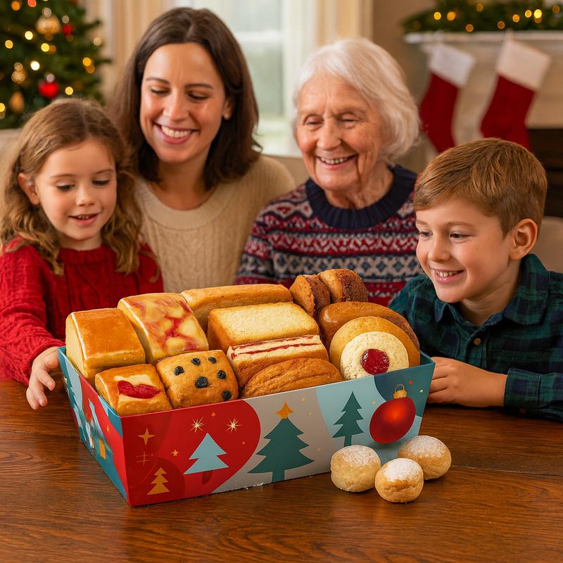 Jo Bakes Pastry Variety Box – 20 Individually Wrapped Pastries, Cake Slices, Sponge Cake, Guava & Coconut and More!