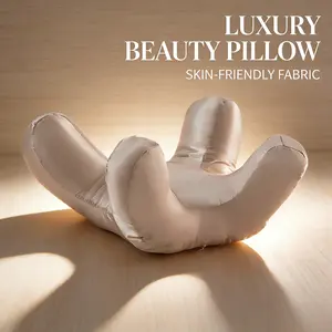 Face massage pillow, soft face pillow, high-quality beauty pillow, premium memory foam, ultimate sleeping comfort, washable silk pillowcase, plush and silky polyester filling, meet all sleeping needs