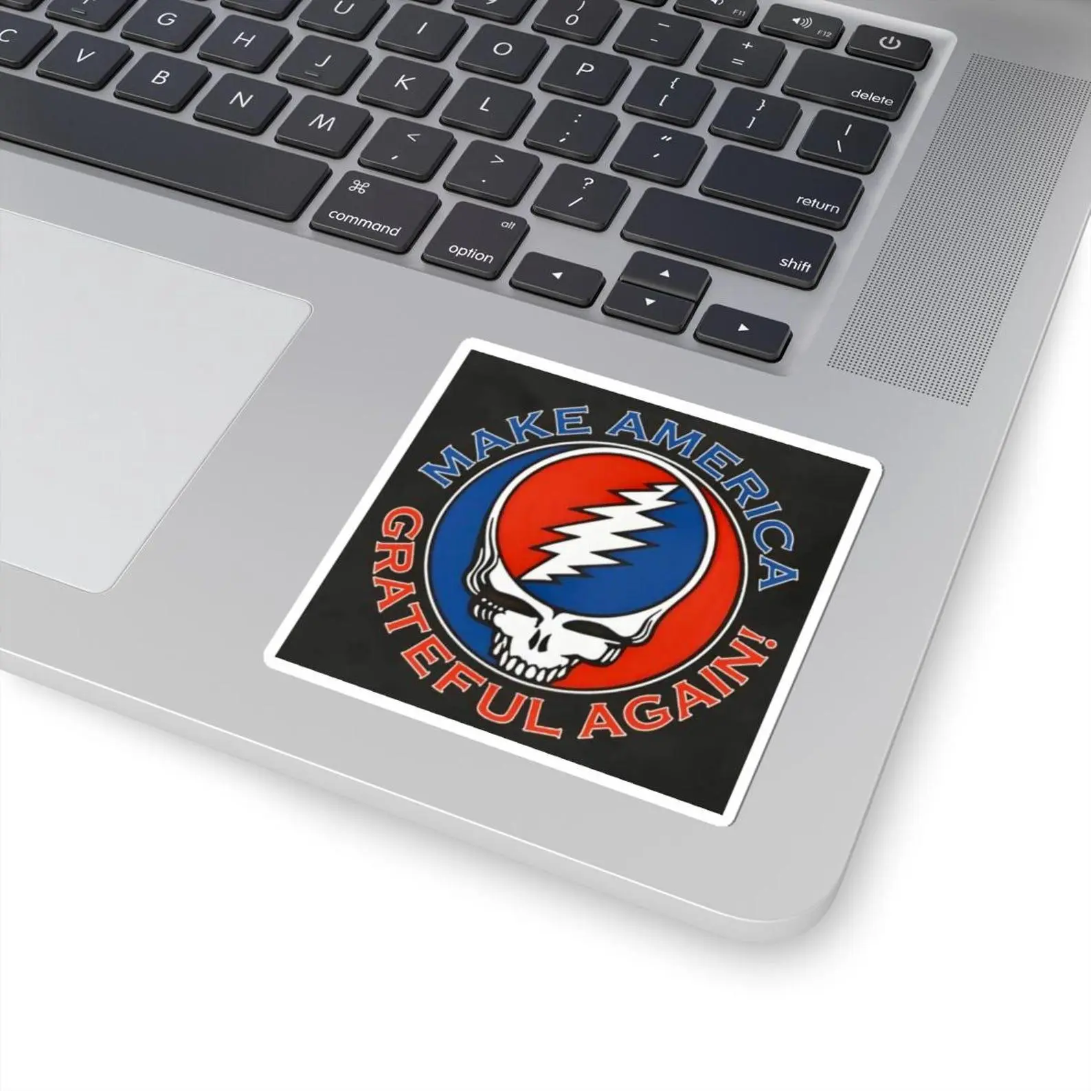 Grateful Dead Inspired Sticker, Retro Laptop Decal, Music Lover Gift