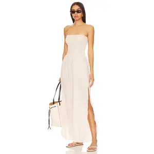 PEIXOTO Harriet Jumpsuit in Beige Canvas