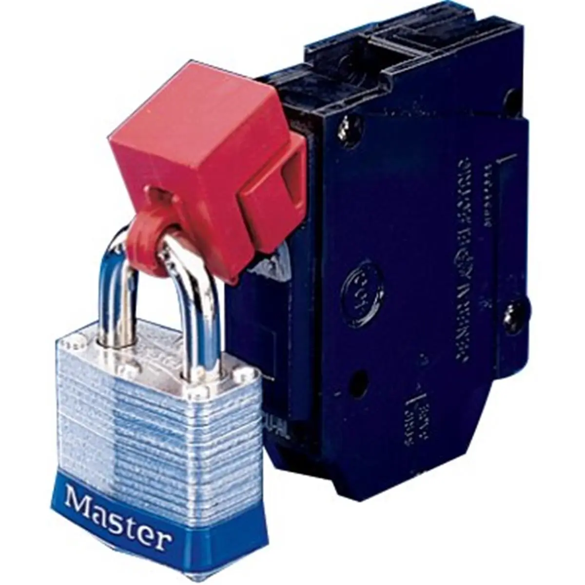 Brady Corporation 212 MAIN No-Hole Circuit Breaker Lockouts - Anti-Theft Lockable Shackle Lock, Easy-Install Automotive & Motorcycle Use Safety Device, Up to 9/32" Shackle Diameter