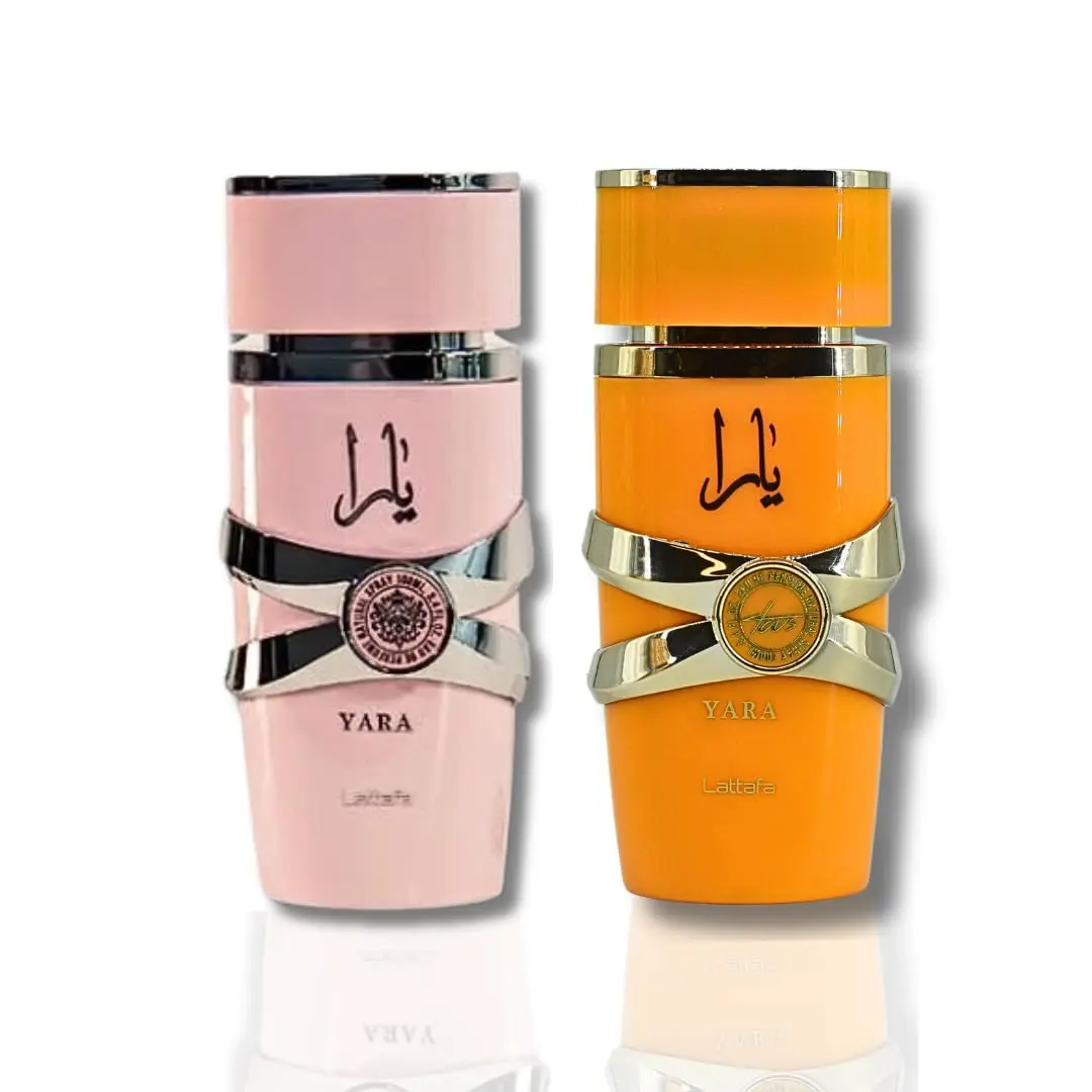 2 Pack of Yara Tous and yara - Eau De Parfum Sprays 100ML (3.4 OZ) By Lattafa.