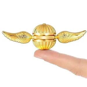 Golden Angel Wings Fidget Spinner Antistress Hand Rotation Fidget Toys Angel Wings Hand Spinner Metal Toys For Kids Gift