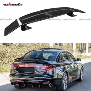 46" universal trunk spoiler, suitable for multiple brands of cars, including Audi A3 A4 A6 TT RS GT style carbon fiber bright black car accessoriesTikTokShopBlackFriday