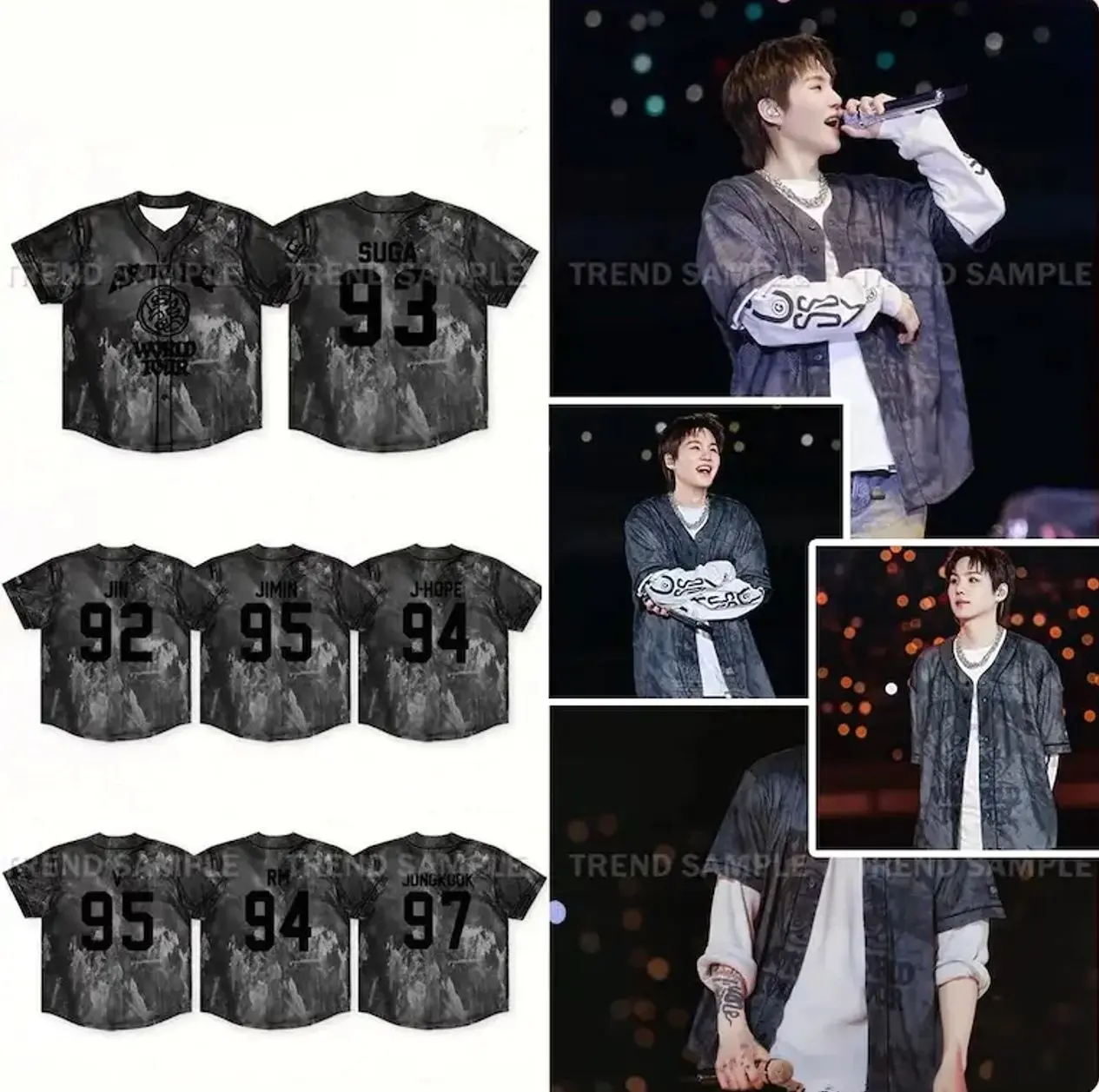 Bangtan Arirang 2026 World Tour Baseball Jersey, K-Pop Concert Merch, V-Neck Fan Apparel, Unisex Baseball Jersey Gift