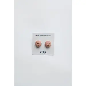 VELA Matte Hijab Magnets - Nude/Nude
