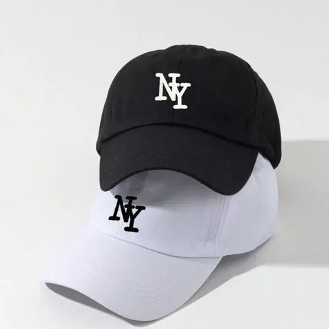 Fashion Ny Print Baseball Cap, Adjustable Large Brim, Vintage Street Style Sun Hat, Sun Protection Hat, Unisex Outdoor Casual Hat, Multi-Functional, Adjustable Snapback Cap, Adjustable Sunscreen Hat, Premium Streetwear Hat, Casual Trendy Hat