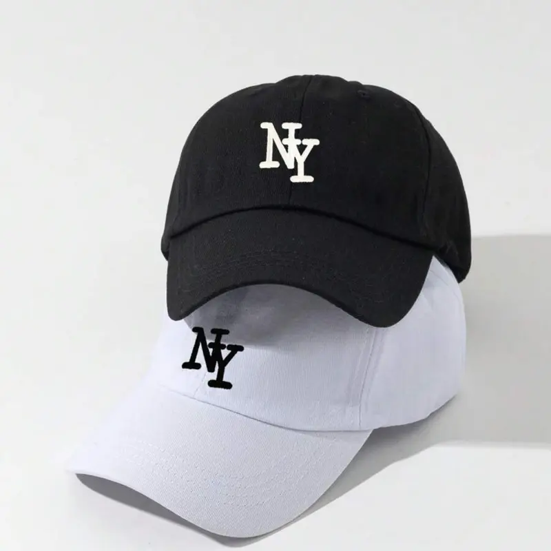 Fashion Ny Print Baseball Cap, Adjustable Large Brim, Vintage Street Style Sun Hat, Sun Protection Hat, Unisex Outdoor Casual Hat, Multi-Functional, Adjustable Snapback Cap, Adjustable Sunscreen Hat, Premium Streetwear Hat, Casual Trendy Hat